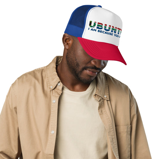 Ubuntu: I am because you are Foam trucker hat - SA Colors