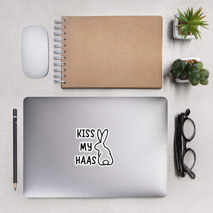 Kiss my Haas - Afrikaans Bubble-free stickers