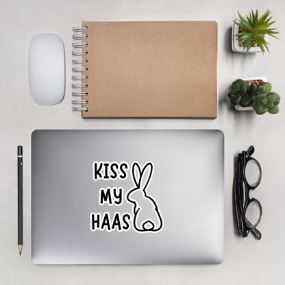 Kiss my Haas - Afrikaans Bubble-free stickers