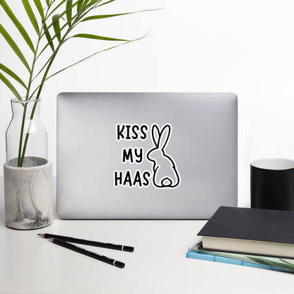 Kiss my Haas - Afrikaans Bubble-free stickers