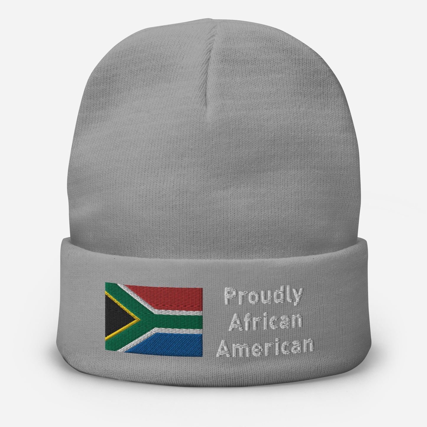 Proudly South African American Embroidered Beanie