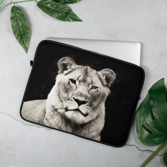 African Lioness Laptop Sleeve