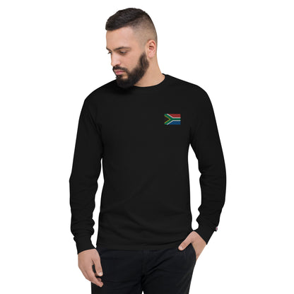 South African Flag Men's Champion Long Sleeve Shirt