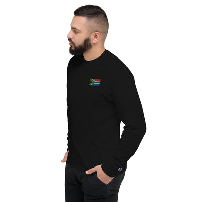 South African Flag Men's Champion Long Sleeve Shirt