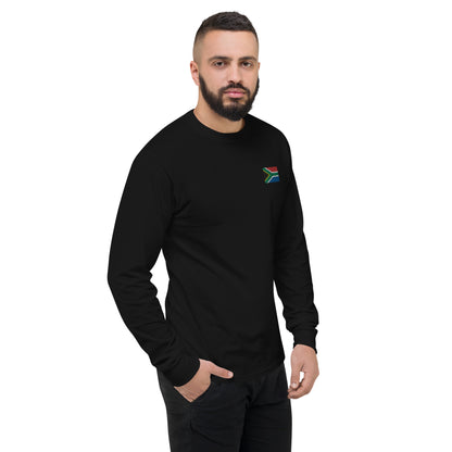 South African Flag Men's Champion Long Sleeve Shirt