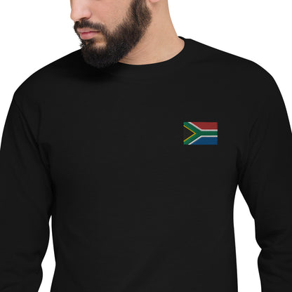 South African Flag Men's Champion Long Sleeve Shirt