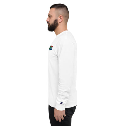 South African Flag Men's Champion Long Sleeve Shirt