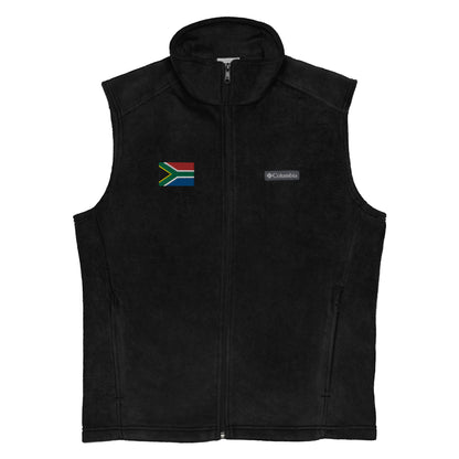 South African Flag Men’s Columbia fleece vest