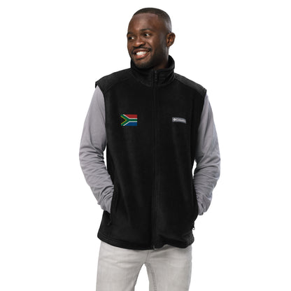 South African Flag Men’s Columbia fleece vest