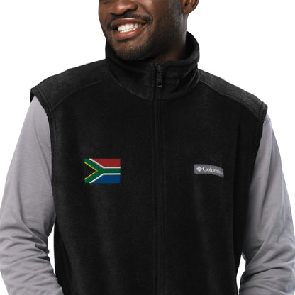 South African Flag Men’s Columbia fleece vest