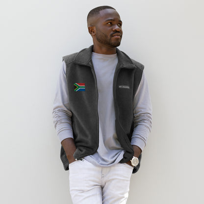 South African Flag Men’s Columbia fleece vest