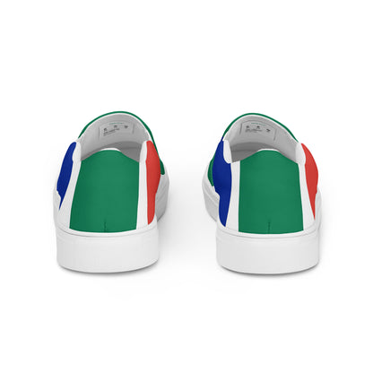 South African Pride Men’s slip-on canvas shoes