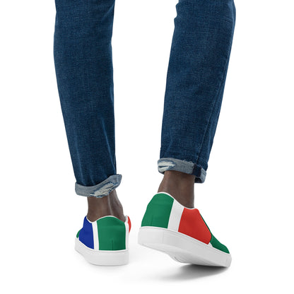 South African Pride Men’s slip-on canvas shoes