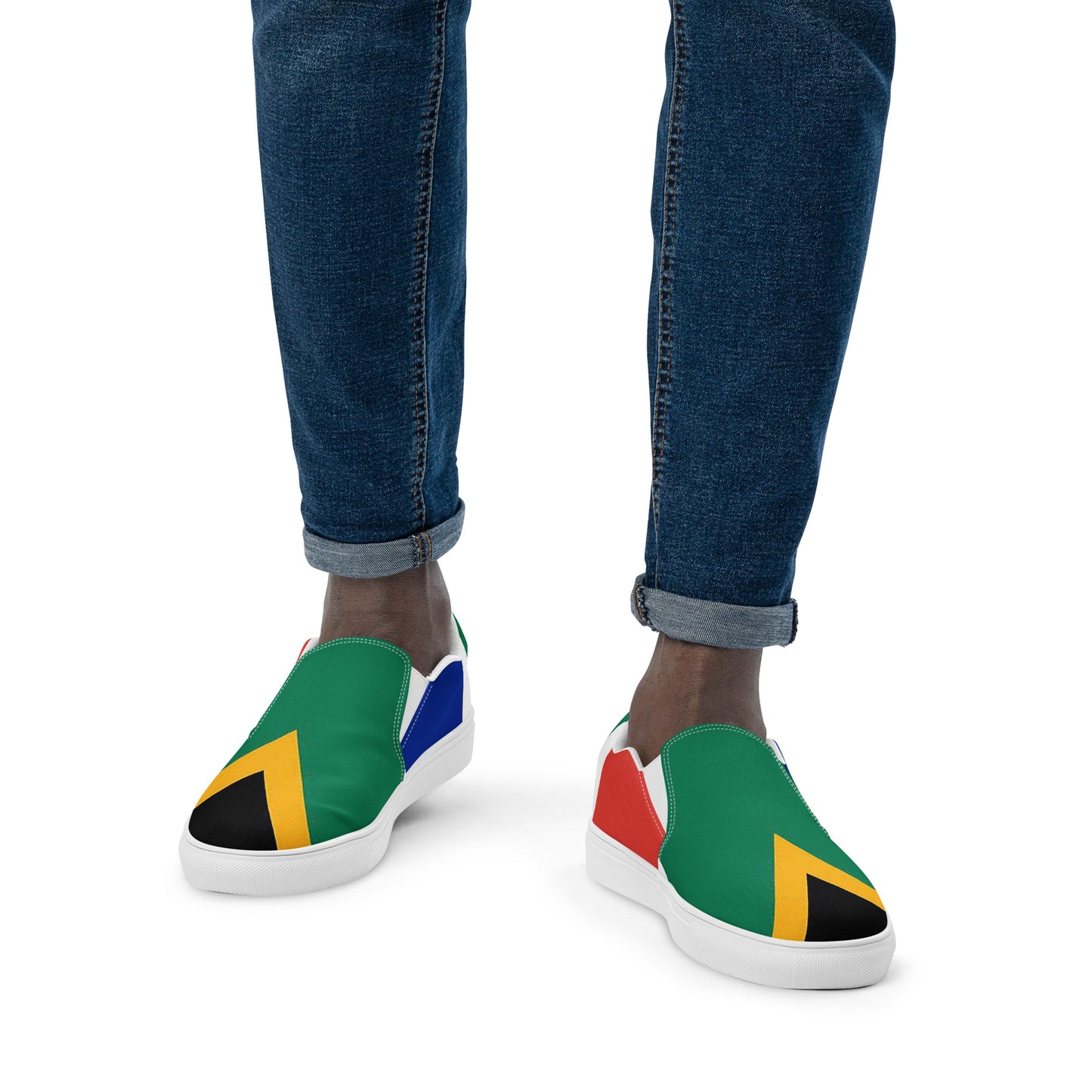 South African Pride Men’s slip-on canvas shoes