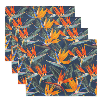 Strelitzia Placemat Set - Dusk Blue