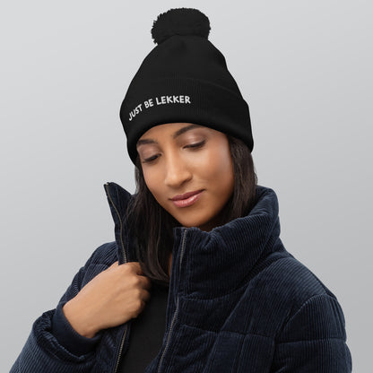 Just be Lekker Pom pom beanie