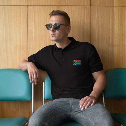 South African Flag Port Authority Men's Premium Polo