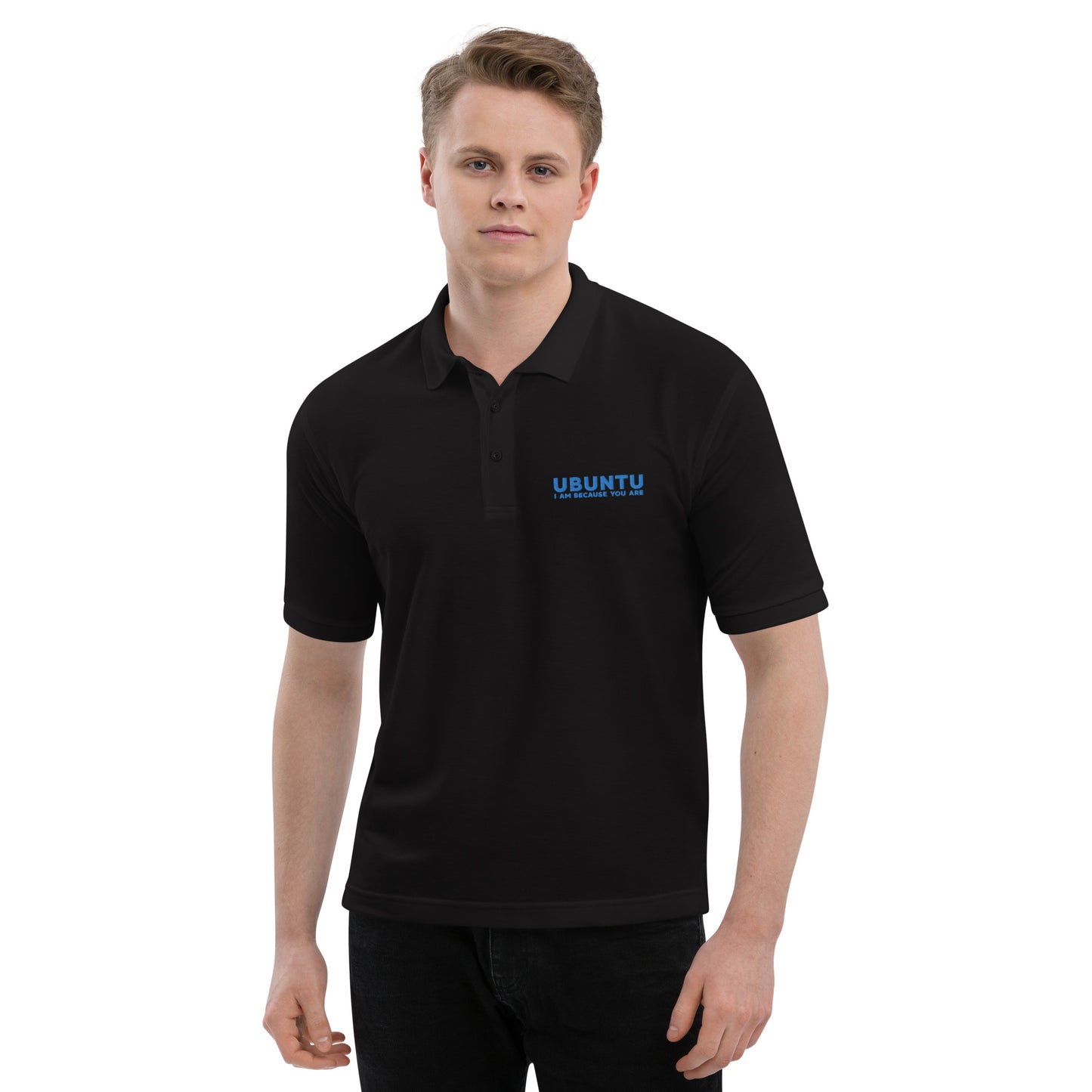 Ubuntu Port Authority Men's Premium Polo