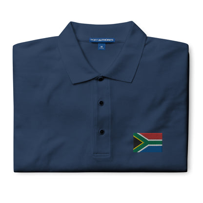 South African Flag Port Authority Men's Premium Polo