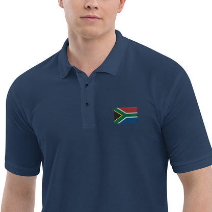 South African Flag Port Authority Men's Premium Polo