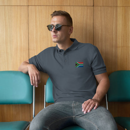 South African Flag Port Authority Men's Premium Polo