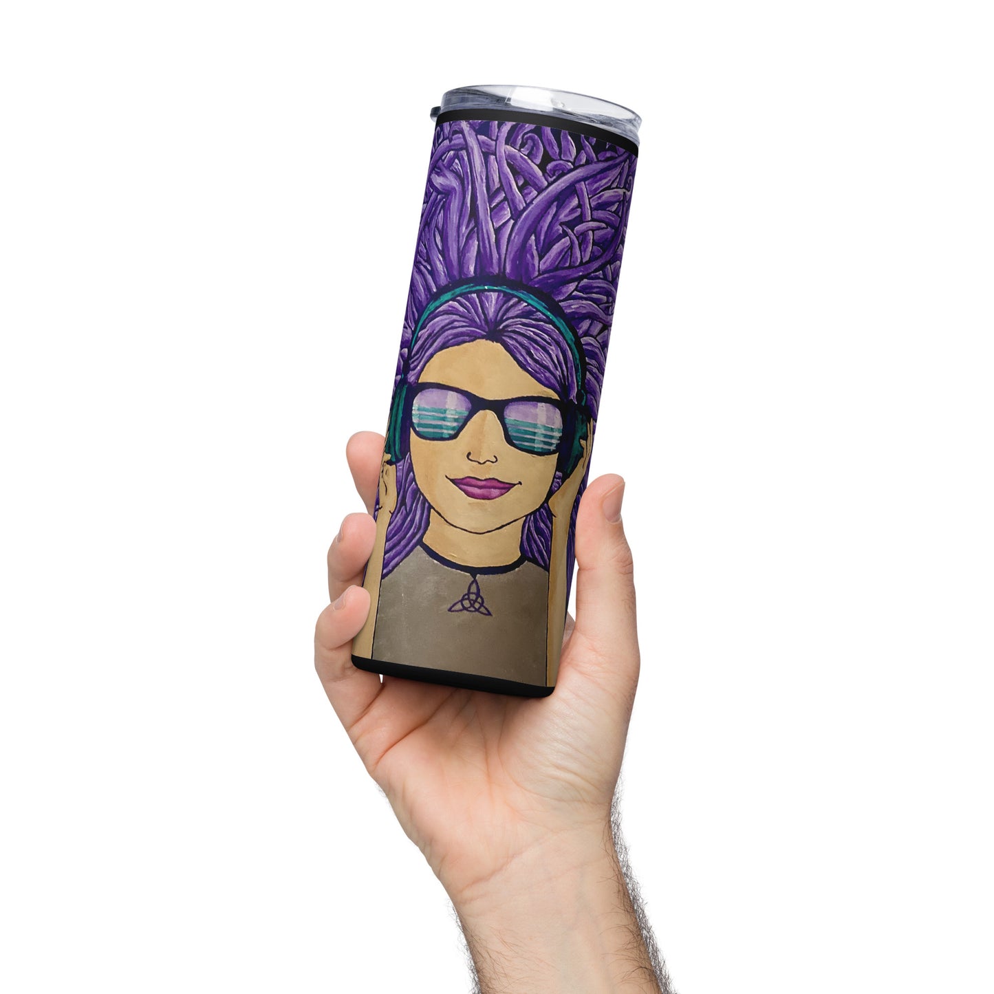 Vibin Girl Stainless steel tumbler