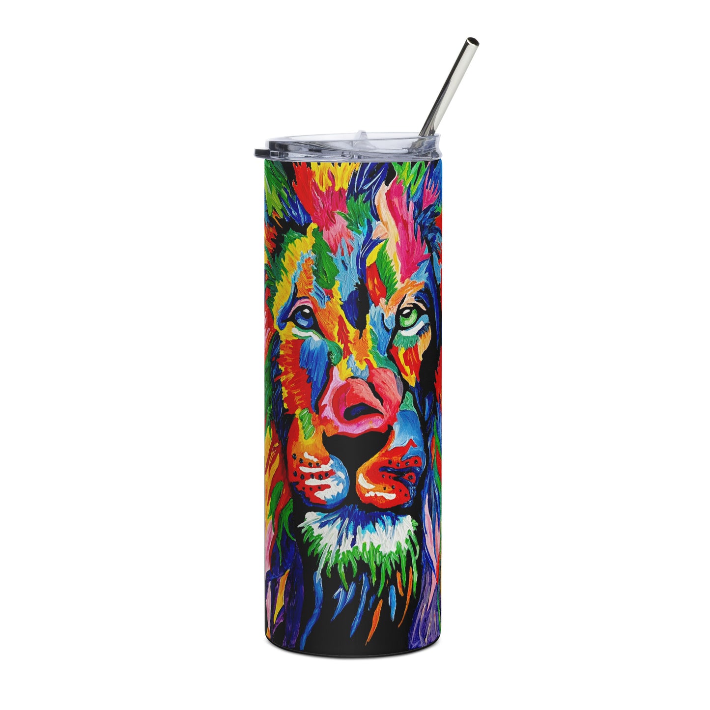 Rainbow Lion Stainless steel tumbler