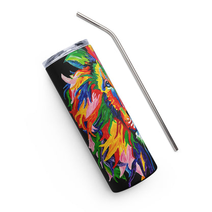 Rainbow Lion Stainless steel tumbler