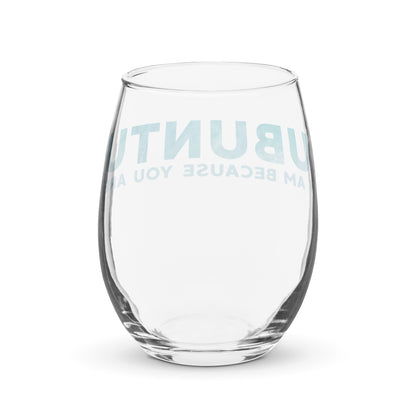 Ubuntu - Ocean - Stemless wine glass