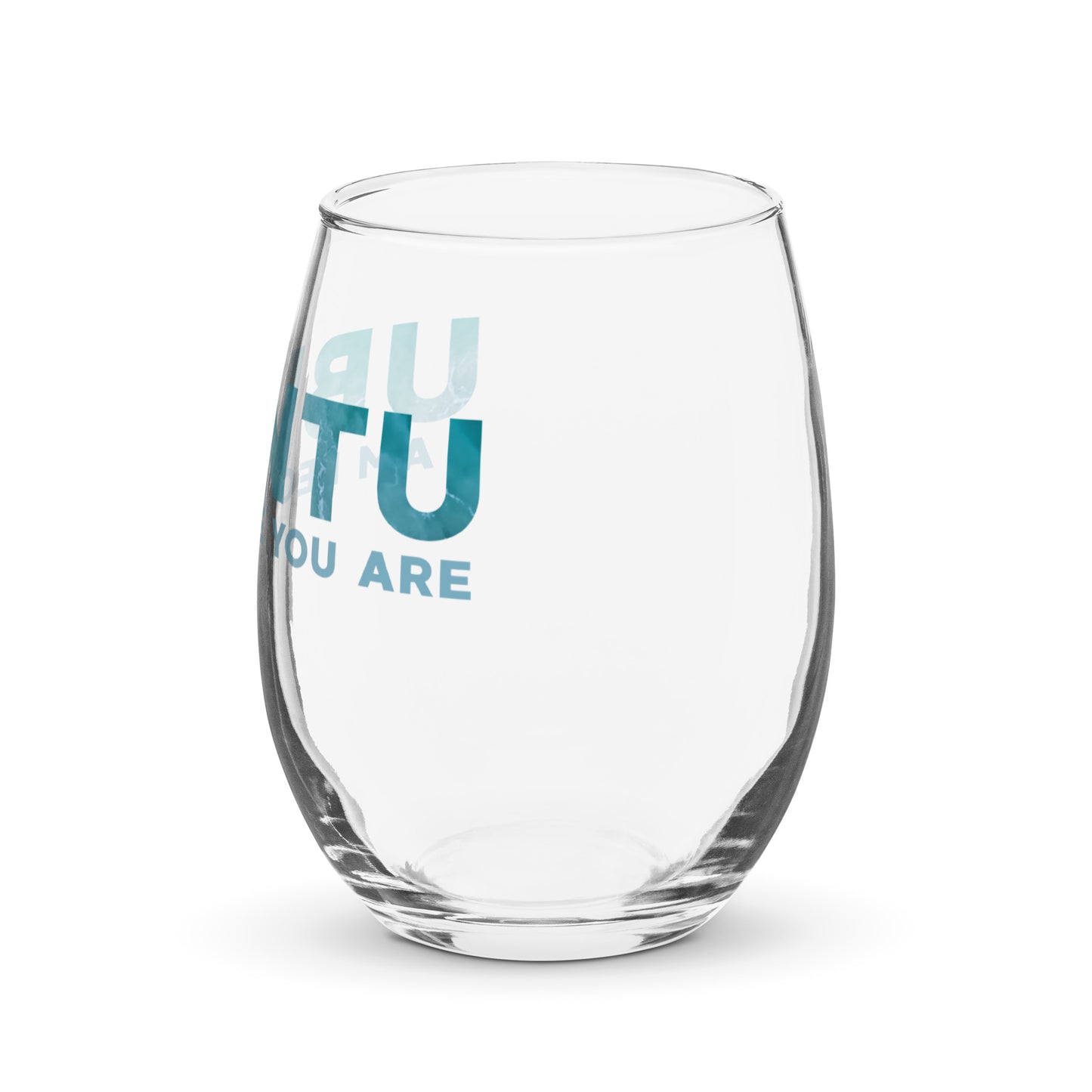 Ubuntu - Ocean - Stemless wine glass