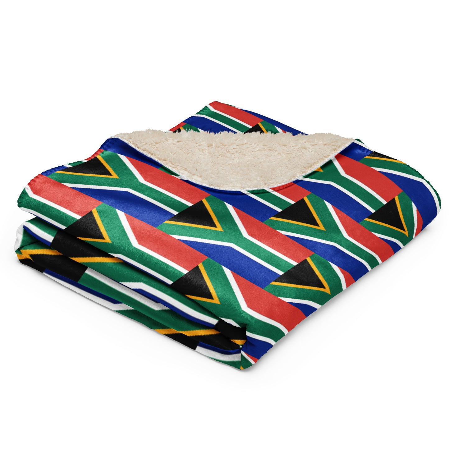 South African Flag Sherpa blanket