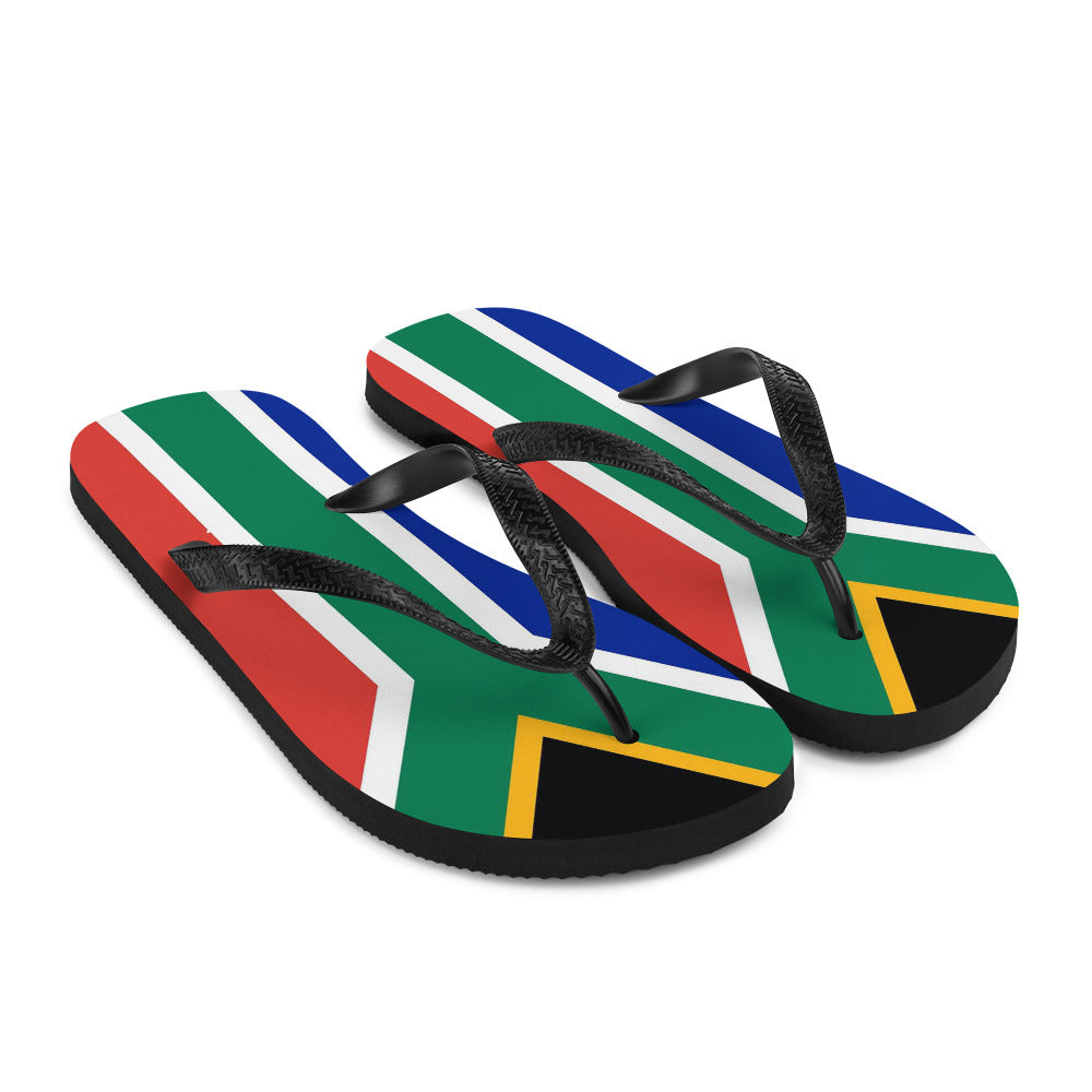 South African Flag Flip-Flops