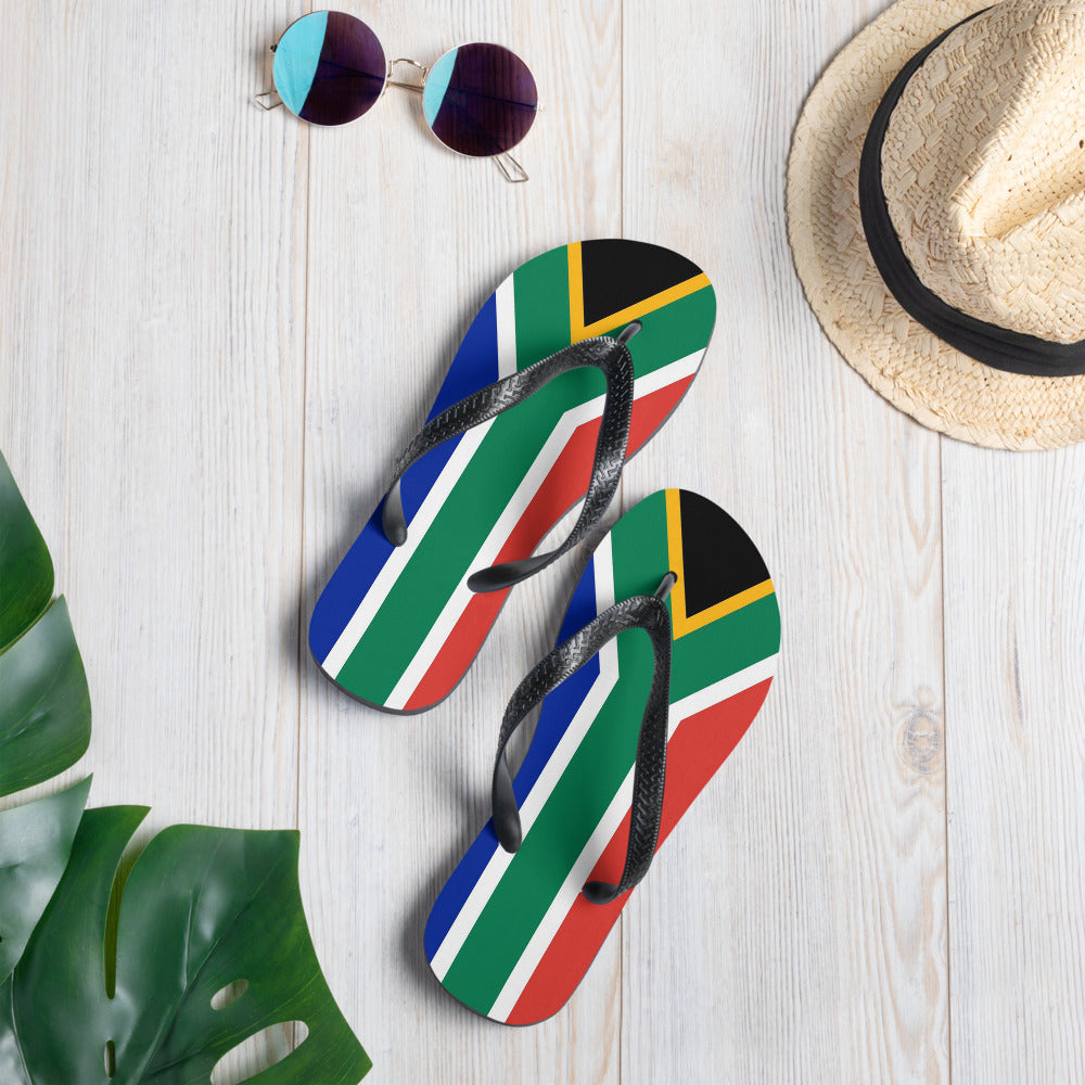 South African Flag Flip-Flops