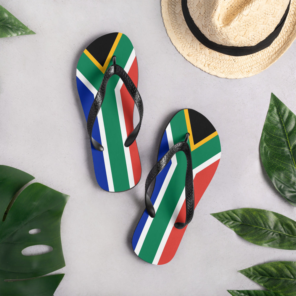 South African Flag Flip-Flops