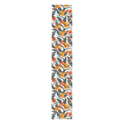 Strelitzia Table runner - White