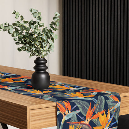 Strelitzia Table runner - Navy