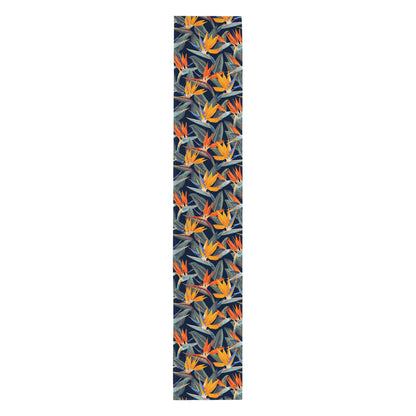 Strelitzia Table runner - Navy