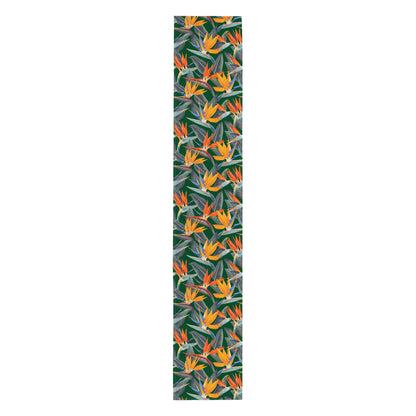 Strelitzia Table runner - Green