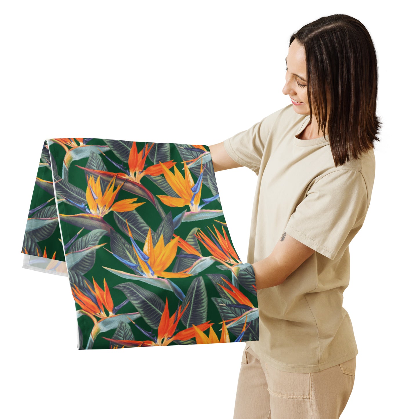 Strelitzia Table runner - Green