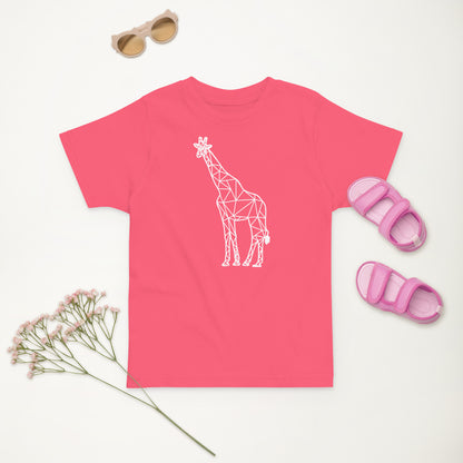 Giraffe Origami Toddler jersey t-shirt