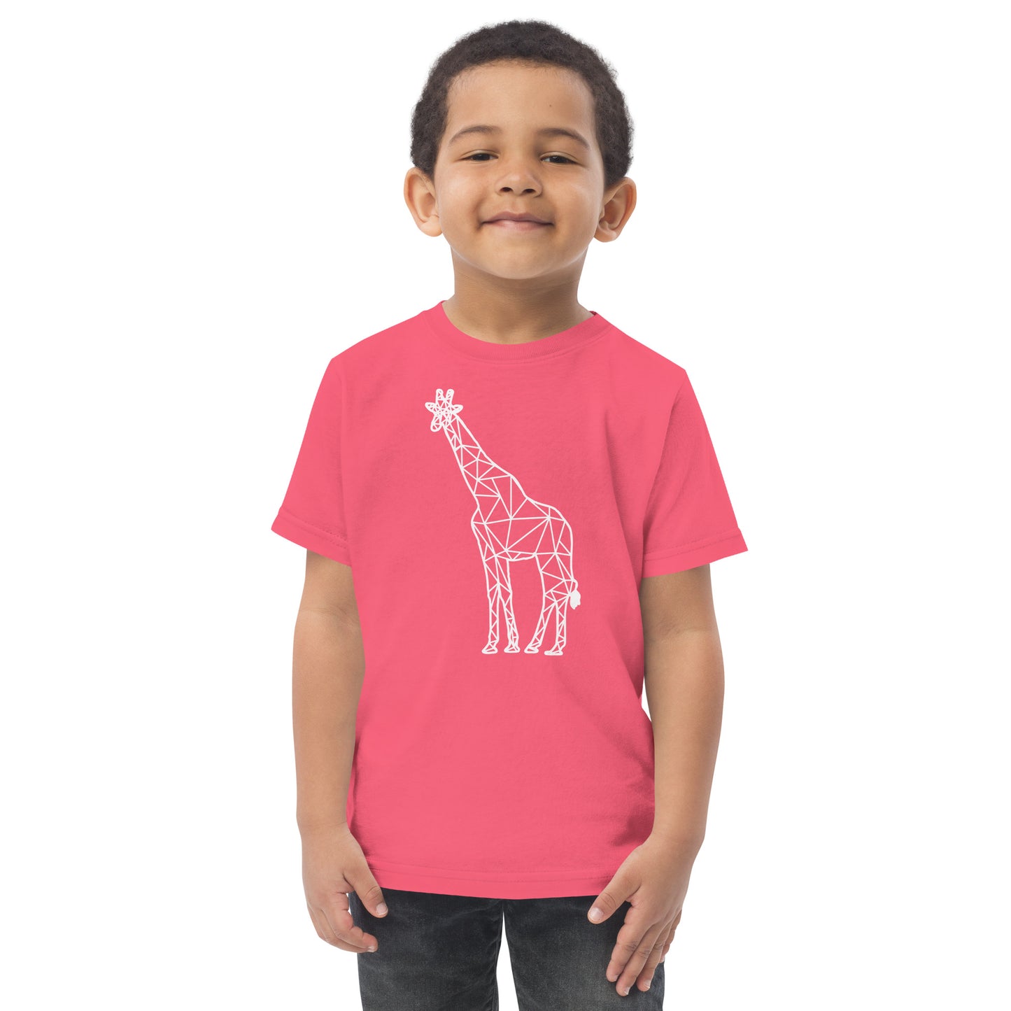 Giraffe Origami Toddler jersey t-shirt