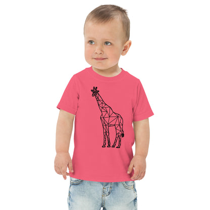 Giraffe Origami Toddler jersey t-shirt - Light Colors