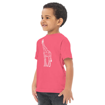 Giraffe Origami Toddler jersey t-shirt