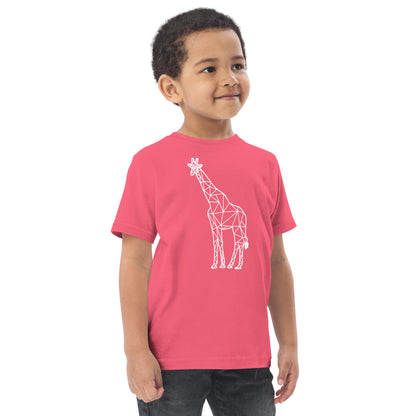 Giraffe Origami Toddler jersey t-shirt