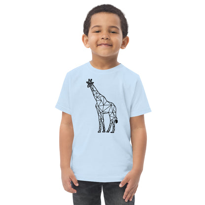 Giraffe Origami Toddler jersey t-shirt - Light Colors