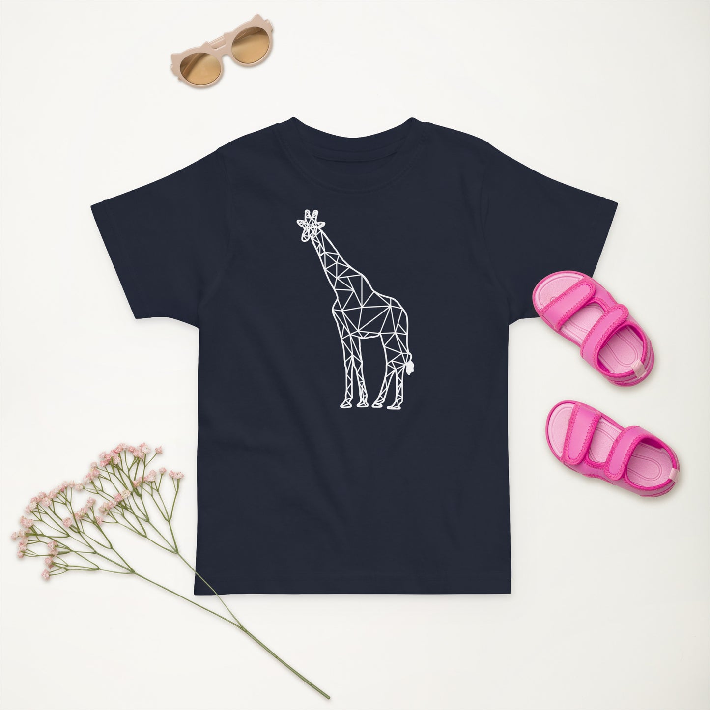 Giraffe Origami Toddler jersey t-shirt