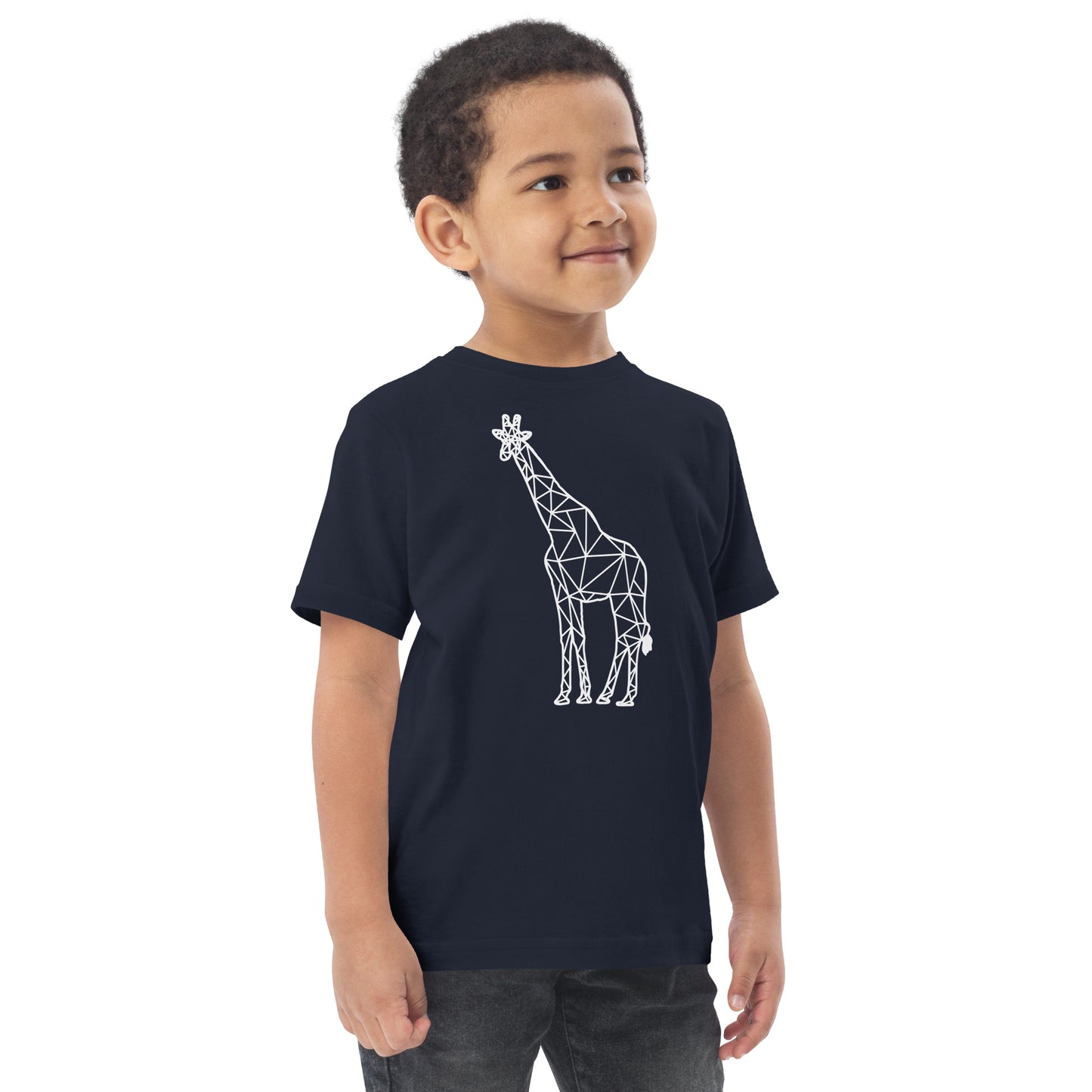 Giraffe Origami Toddler jersey t-shirt