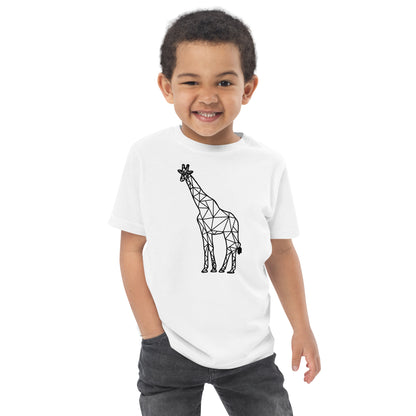 Giraffe Origami Toddler jersey t-shirt - Light Colors