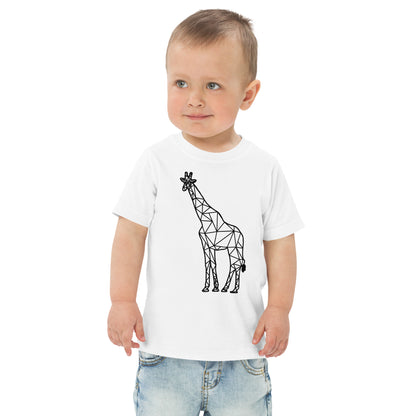 Giraffe Origami Toddler jersey t-shirt - Light Colors