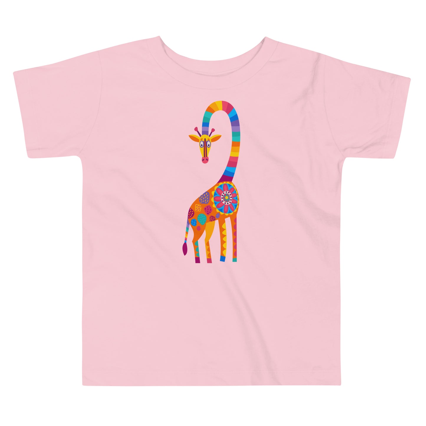 Curious Giraffe Toddler Short Sleeve Tee